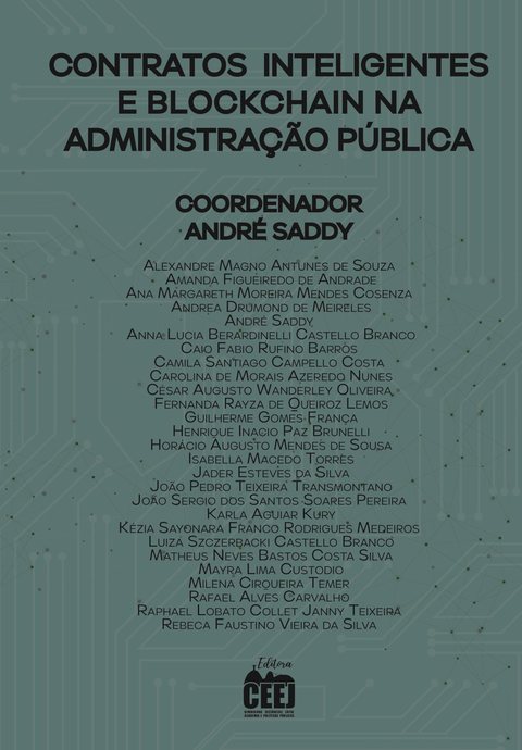 Capa do livro Contratos Inteligentes e Blockchain na Administração Pública