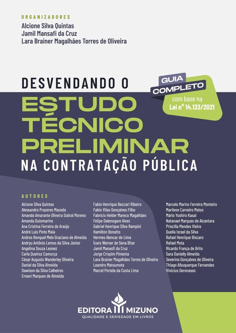 Capa do livro Desvendando o Estudo Técnico Preliminar (ETP) na Contratação Pública