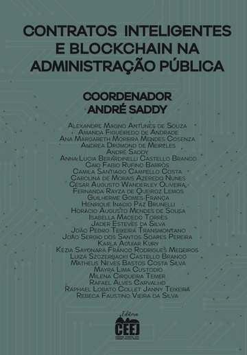 Capa do livro Contratos Inteligentes e Blockchain na Administração Pública